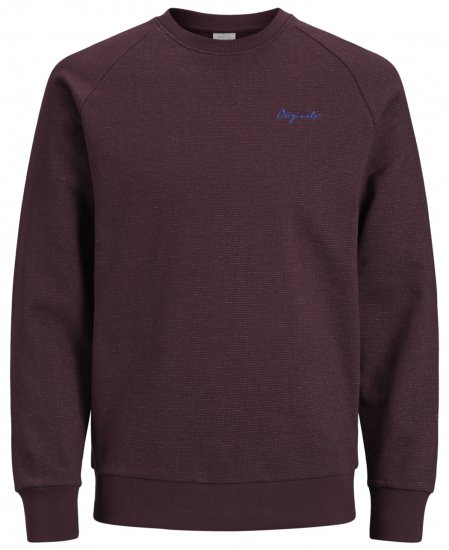 Jack & Jones Hide Sweatshirt Port Royal - Mikiny & mikiny s kapucí - Mikiny & Mikiny s kapucí 2XL-12XL
