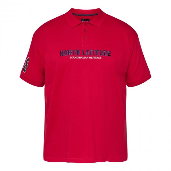 North Latitude Logo Polo Žlutá/oranžová - Polokošile - Polokošile 2XL-8XL - Trička s límečkem 2XL-8XL