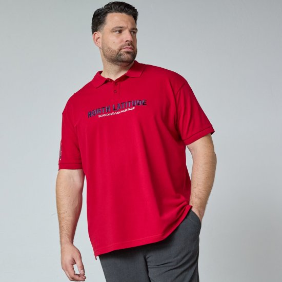 North Latitude Logo Polo Žlutá/oranžová - Polokošile - Polokošile 2XL-8XL - Trička s límečkem 2XL-8XL