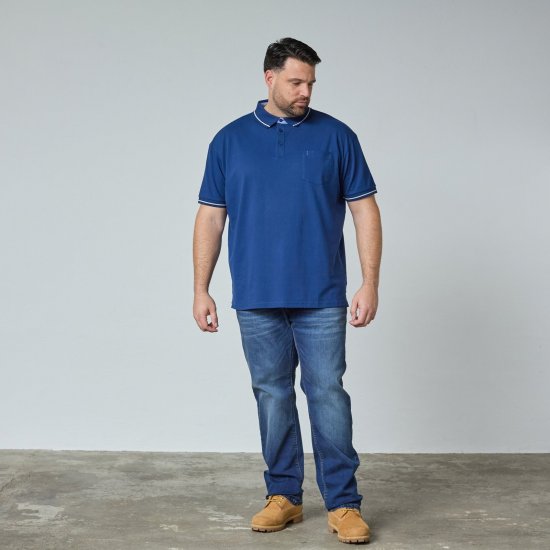 North Latitude Superflex Polo Modrá - TALL polokošile - TALL polo trička pro vysoké muže