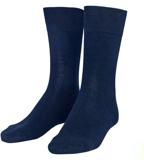 Adamo Aaron Soft-socks Navy 3-pack - Spodní prádlo - Spodní Prádlo Nadměrné Velikosti 2XL-8XL