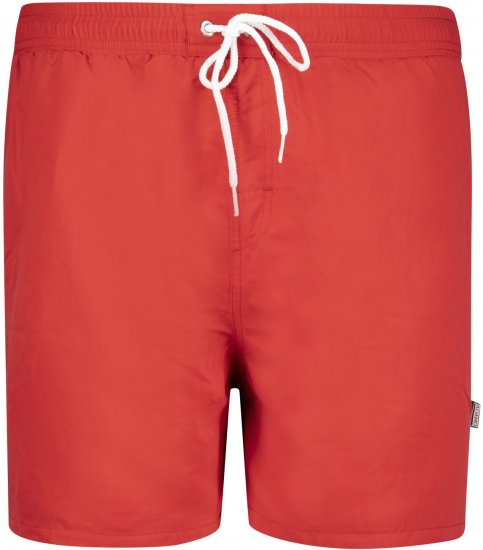Adamo Jamaica Swimshorts Red - Spodní prádlo - Spodní Prádlo Nadměrné Velikosti 2XL-8XL