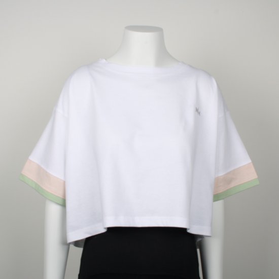 Nora Mikken AGNES Crop Top White - Trička - 