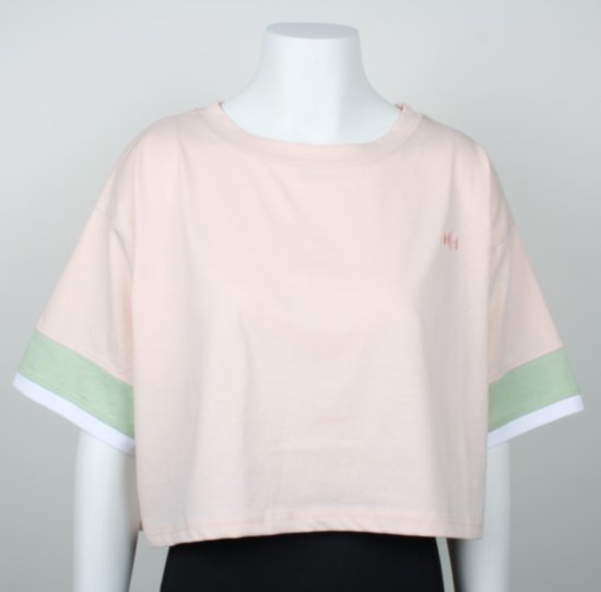 Nora Mikken AGNES Crop Top Pink - Trička - 