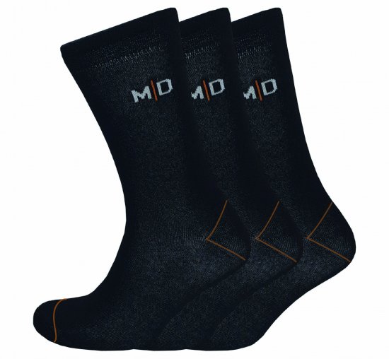 Motley Denim Jack 3-Pack Socks Black - Spodní prádlo - Spodní Prádlo Nadměrné Velikosti 2XL-8XL