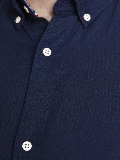 Jack & Jones Summer Shirt L/S Navy - Košile - Košile 2XL-10XL