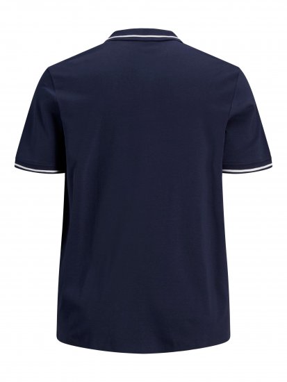 Jack & Jones Jersey Polo Navy - Polokošile - Polokošile 2XL-8XL - Trička s límečkem 2XL-8XL