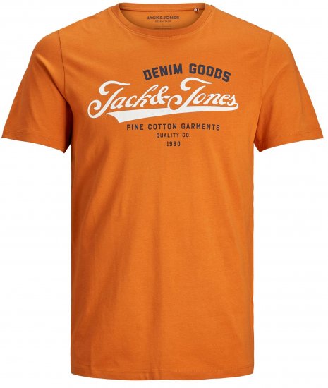 Jack & Jones Elogo T-Shirt Hawaiian Sunset - Trička - Trička nadměrné velikosti - 2XL-14XL
