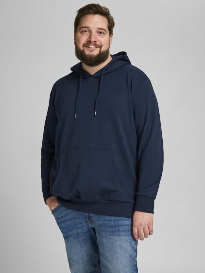 Jack & Jones Basic Sweat Hood Navy Blazer - Mikiny & mikiny s kapucí - Mikiny & Mikiny s kapucí 2XL-12XL