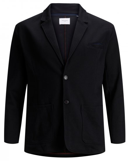 Jack & Jones Diego Sweat Blazer Black - Obleky - Obleky 2XL-8XL