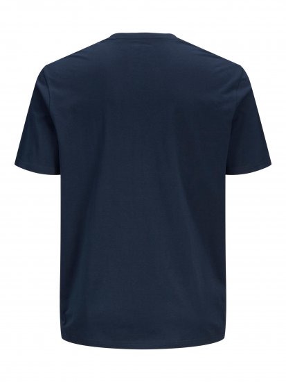 Jack & Jones Jump T-shirt Navy - Trička - Trička nadměrné velikosti - 2XL-14XL