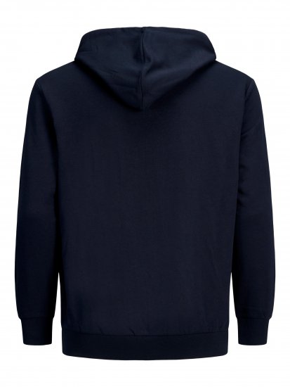 Jack & Jones Califlomax Sweat Hood Navy blazer - Mikiny & mikiny s kapucí - Mikiny & Mikiny s kapucí 2XL-12XL