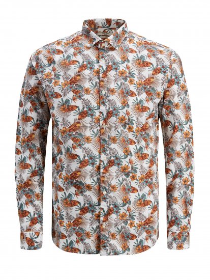 Jack & Jones Blagraduation Shirts White - Košile - Košile 2XL-10XL