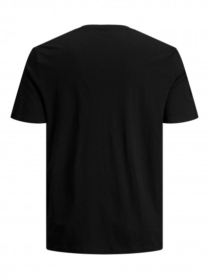 Jack & Jones Booster T-shirt Black - Trička - Trička nadměrné velikosti - 2XL-14XL
