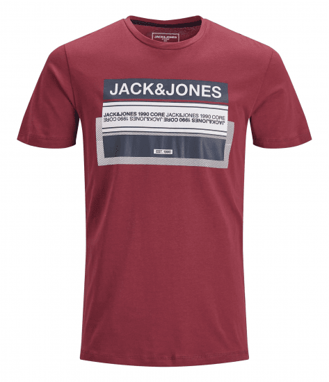 Jack & Jones Booster T-shirt Sun-Dried Tomato - Trička - Trička nadměrné velikosti - 2XL-14XL