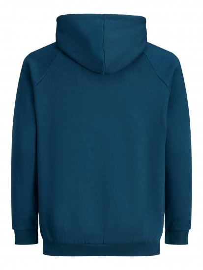 Jack & Jones Booster Hoodie Blue - Mikiny & mikiny s kapucí - Mikiny & Mikiny s kapucí 2XL-12XL
