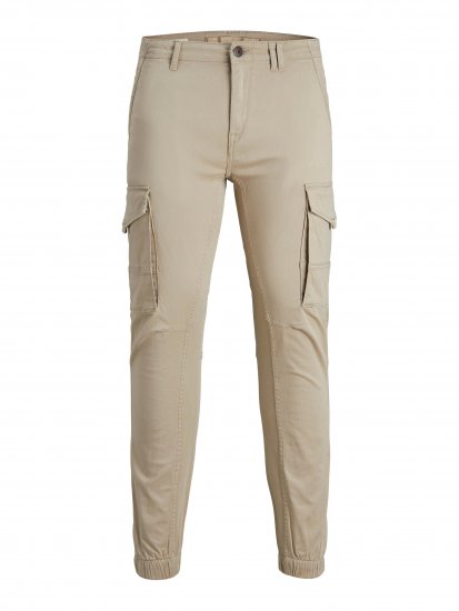 Jack & Jones JPSTPAUL Cuffed Cargopants Sand - Džíny & kalhoty - Džíny a Kalhoty - W40-W70