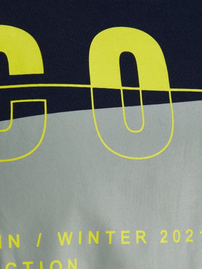 Jack & Jones JCOBOOSTER TEE Navy - Trička - Trička nadměrné velikosti - 2XL-14XL