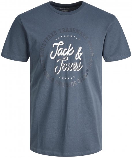 Jack & Jones JJSTAMP TEE Ombre Blue - Trička - Trička nadměrné velikosti - 2XL-14XL
