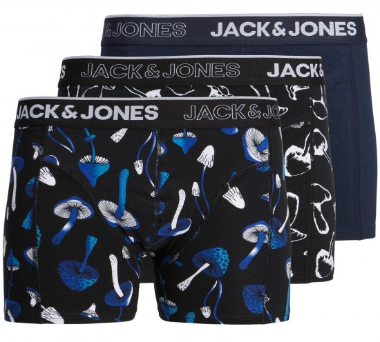 Jack & Jones JACMUSHROOM Boxers 3-pack - Spodní prádlo - Spodní Prádlo Nadměrné Velikosti 2XL-8XL