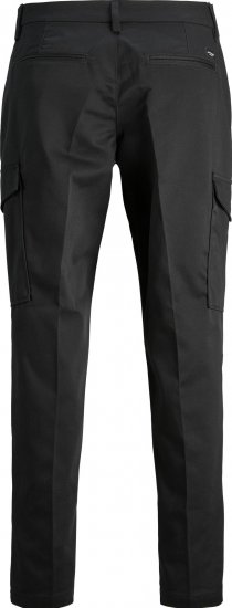 Jack & Jones JPSTBILL JJCLEAN TAPERED CARGO TROUSERS Black - Džíny & kalhoty - Džíny a Kalhoty - W40-W70