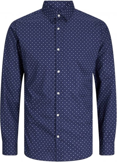 Jack & Jones JOE Dress Shirt LS Navy Blazer - Košile - Košile 2XL-10XL
