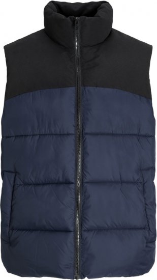 Jack & Jones MOON Bodywarmer Navy Blazer - Bundy - Bundy Nadměrné Velikosti - 2XL-8XL