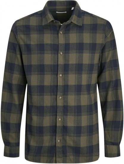 Jack & Jones JJJOSHUA Shirt Green - Košile - Košile 2XL-10XL