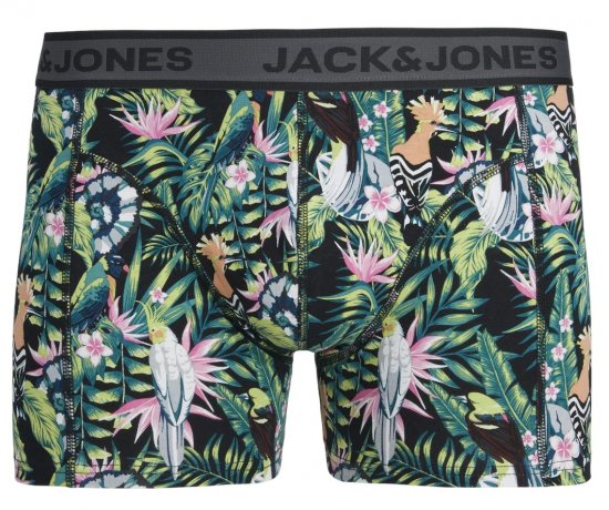 Jack & Jones JACDREW Trunks 3-Pack Multi-Colour - Spodní prádlo - Spodní Prádlo Nadměrné Velikosti 2XL-8XL