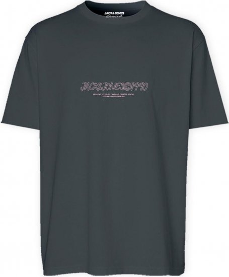 Jack & Jones JORBRONX T-Shirt Dark Turquoise Green - Trička - Trička nadměrné velikosti - 2XL-14XL