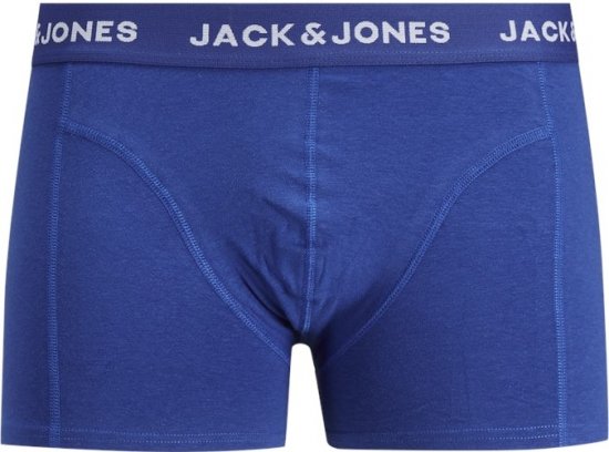 Jack & Jones EVERYDAY Trunks 5 Pack Black - Spodní prádlo - Spodní Prádlo Nadměrné Velikosti 2XL-8XL