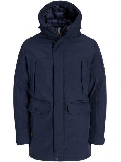 Jack & Jones Finn Softshell Parka Sky Captain - Bundy - Bundy Nadměrné Velikosti - 2XL-8XL