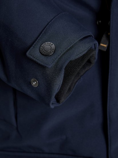 Jack & Jones Finn Softshell Parka Sky Captain - Bundy - Bundy Nadměrné Velikosti - 2XL-8XL