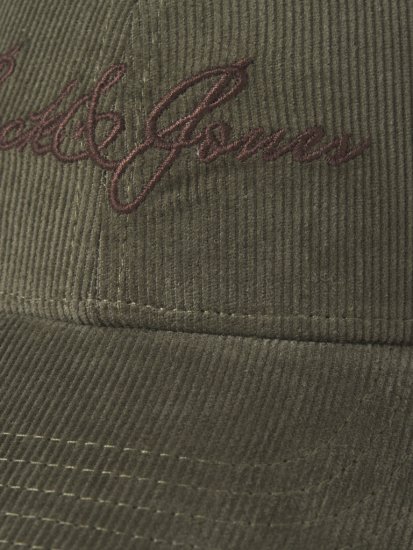Jack & Jones Base Corduroy Cap Dusty Olive - Doplňky - 