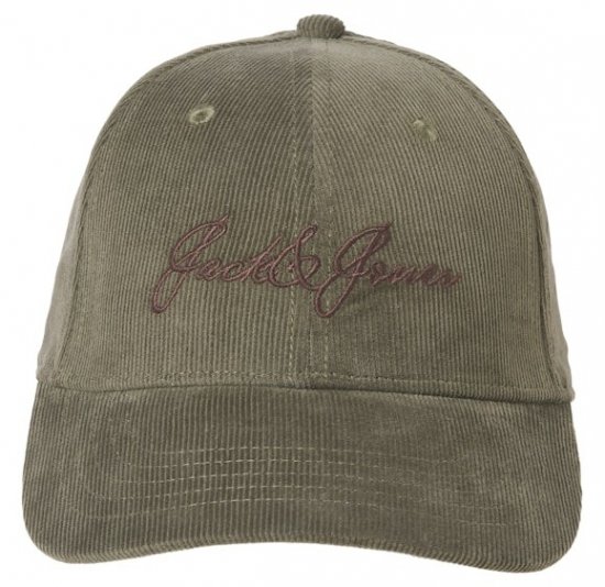Jack & Jones Base Corduroy Cap Dusty Olive - Doplňky - 