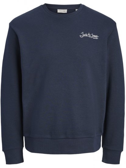Jack & Jones Yuki Back Print Crew Neck Sweatshirt Sky Captain - Mikiny & mikiny s kapucí - Mikiny & Mikiny s kapucí 2XL-12XL