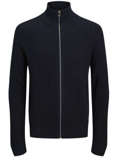 Jack & Jones Pannel Zip Knit Cardigan Sky Captain - Mikiny & mikiny s kapucí - Mikiny & Mikiny s kapucí 2XL-12XL