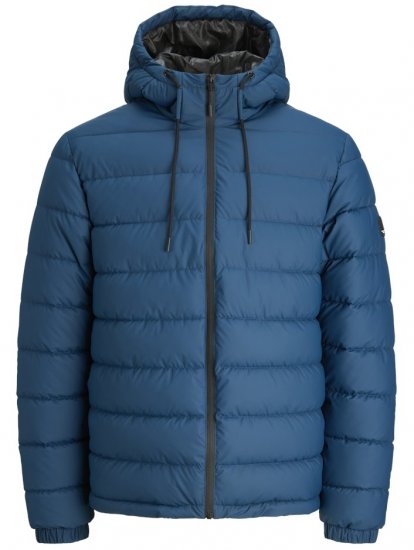 Jack & Jones Point PU Puffer Jacket Titan - Bundy - Bundy Nadměrné Velikosti - 2XL-8XL