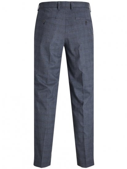 Jack & Jones Harry Pedro Formal Check Trousers Dark Navy - Džíny & kalhoty - Džíny a Kalhoty - W40-W70