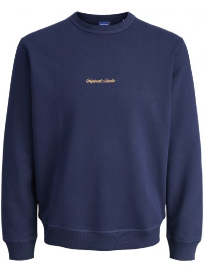 Jack & jones Norrebro Crew Neck Sweatshirt Ocean Cavern - Mikiny & mikiny s kapucí - Mikiny & Mikiny s kapucí 2XL-12XL