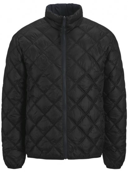 Jack & Jones Jake Quilted Reversible Jacket Dark Navy - Bundy - Bundy Nadměrné Velikosti - 2XL-8XL