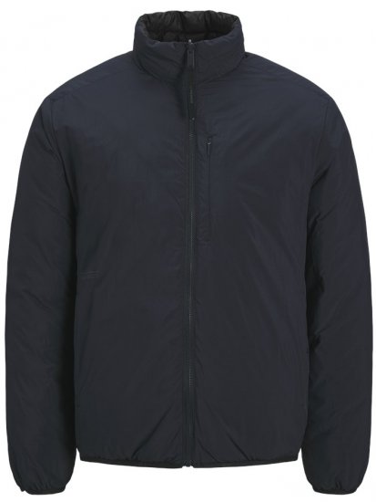 Jack & Jones Jake Quilted Reversible Jacket Dark Navy - Bundy - Bundy Nadměrné Velikosti - 2XL-8XL
