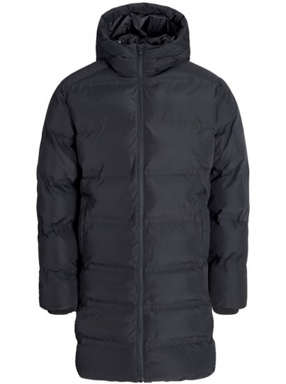Jack & Jones Soho Long Puffer Jacket Black - Bundy - Bundy Nadměrné Velikosti - 2XL-8XL