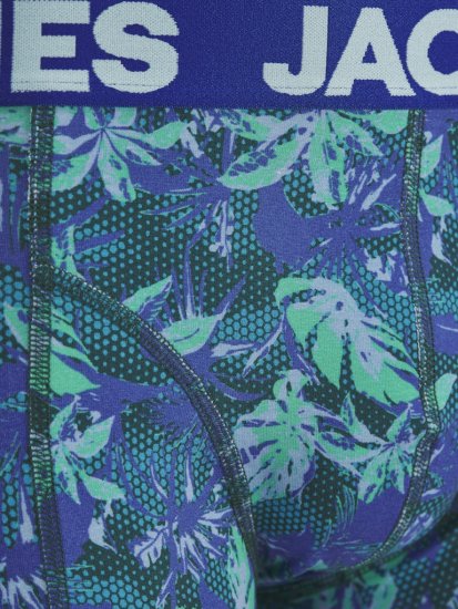  Jack & Jones Tropical Flowers Trunks 5-Pack Blue - Spodní prádlo - Spodní Prádlo Nadměrné Velikosti 2XL-8XL