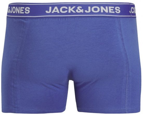 Jack & Jones Black Friday Trunks 3-Pack Blue Black - Spodní prádlo - Spodní Prádlo Nadměrné Velikosti 2XL-8XL