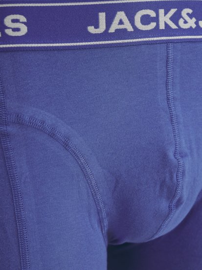 Jack & Jones Black Friday Trunks 3-Pack Blue Black - Spodní prádlo - Spodní Prádlo Nadměrné Velikosti 2XL-8XL