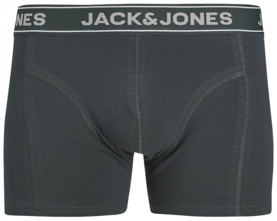 Jack & Jones Black Friday Trunks 5-Pack Black Grey Blue White - Spodní prádlo - Spodní Prádlo Nadměrné Velikosti 2XL-8XL