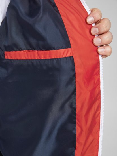 Jack & Jones Hunter Light Jacket Red - Bundy - Bundy Nadměrné Velikosti - 2XL-8XL