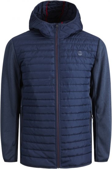 Jack & Jones MULTI QUILTED SET-IN Sleeves Jacket Navy Blazer - Bundy - Bundy Nadměrné Velikosti - 2XL-8XL
