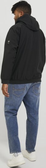 Jack & Jones BASIC Water-Resistant Softshell Jacket Black - Bundy - Bundy Nadměrné Velikosti - 2XL-8XL